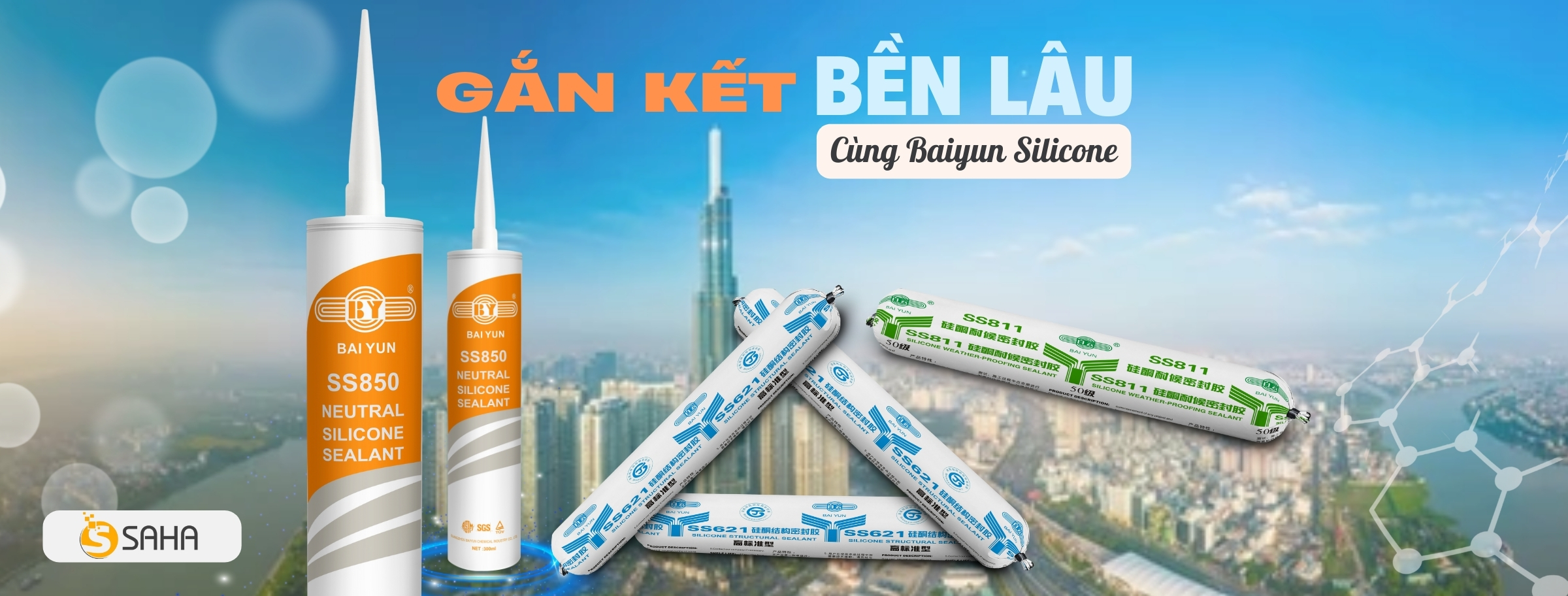 Baiyun là lựa chọn hàng đầu cho các công trình xây dựng 